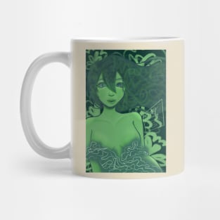 Green Girl Mug